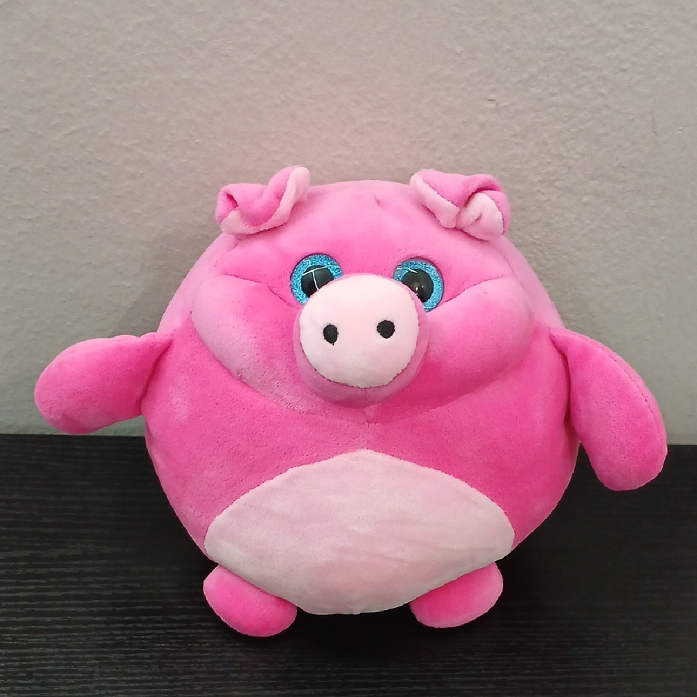 Pink Stuffed Pig Toy